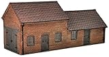 Busch Graham Farish 42 – 106レッドレンガCarthouse、Stables Nスケールモデル構造