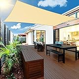 Jackhouse 日除けシェード サンシェード クールシェード 雨よけシェード 2x2m UVカット 紫外線95%カット 撥水 遮光 遮熱