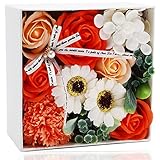 期間限定 枯れない花フラワーソープ プリザーブドフラワー 石鹸花 フレグランス シャボンフラワー (敬老の日 母の日 記念日 先生の日 卒業 結婚祝い ギフト 昇進 転居など最適のプレゼント 創意方形