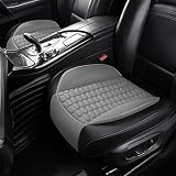 車用シートクッション に適用ジャガーＦペイスX761平成27年.11~現行 車 クッション レザー素材 四季汎用 透気性 吸汗 汚れ防止 滑り止め カーシートカバー 運転席 助手席 内装パーツ 取付簡単 カー用品(グレー)