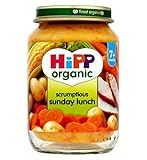 HiPP Organic Scrumptious Sunday Lunch 7+ Months 190g (Pack of 2) - ヒップ有機おいしい日曜日のランチ7+ヶ月190グラム (Hipp)