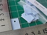 ＜放熱板とトランジスタの間のシリコン＞シリコーン放熱シート　サイズ13mm×19mm　10枚入＜con-883＞