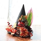 山久 ハロウィン パンプキンの魔女の帽子アレンジ 1408-5667 【CT触媒加工】【シルクフラワー】【造花】