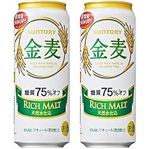 Amazon.co.jp: サントリー金麦（糖質75％オフ）500ml缶1ケース（24本入