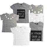 子供服　ベビー　男の子　女の子　Tシャツ　スター箔プリTシャツ／ボックスロゴTシャツ　STUDIO MINI＆t/mini 80 ボックスロゴ
