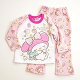 サンリオマイメロディ 長袖パジャマ もこもこと 裏起毛生地　100ｃｍ-130cm（734MM106121） (100cm)