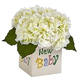 ほぼ自然1448-cr Hydrangea in New Babyセラミック