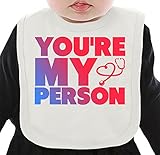 You're My Person ネクタイを有する有機ビブ Medium
