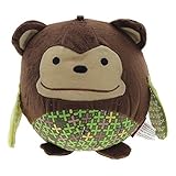 HuaYang面白い動物スタイルソフトぬいぐるみベル布ボール教育玩具のベビーキッズ(モンキー)