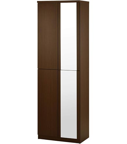 Amazon｜シューズボックス 下駄箱 ハイタイプ 幅75cm ブラック 木目調
