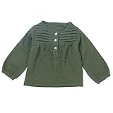 Cutelove 女の子　秋　キッズ　ベビー服　Tシャツ　トップス　上着　長袖　春夏秋　100％綿　無地　2色　普段着　カジュアル　可愛い