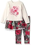 Guessベビー女の子チュニックとレギンスセット カラー: ブラウン