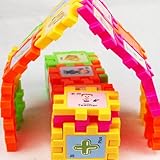 68個プラスチック子供キッズパズル教育ビルディングブロックレンガ玩具動物