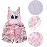 PER ベビー服 カバーオール ロンパース スリング　ノースリーブ 出産祝い 女の子　ガールズ　可愛い　0～24ヶ月 (100cm)