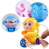 Clockwork面白いおもちゃ、Rattling Cartoon Monkey Clockwork車教育玩具by dacawin Da-001306
