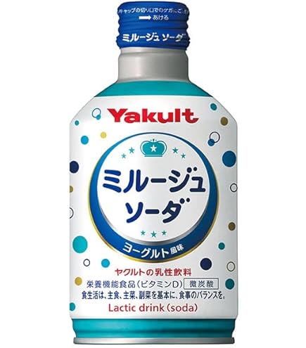 Amazon.co.jp: ヤクルト ミルージュ ソーダ 300mlボトル缶×24本入