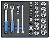 Gedoreソケットレンチ品揃え1/2 "2/4 CTモジュールで、29個2005 CT2 D 19