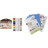 エポックケミカル らくやきマーカー 16色セット & 無地転写紙セット【セット買い】