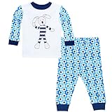 Under the Nile unisex-baby Organic Cotton Long Johns カラー: ブルー