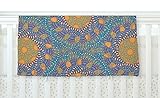 KESS InHouse Miranda Mol Prismatic Orange Orange Blue Abstract Fleece Baby Blanket 40 x 30 [並行輸入品]