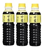 浦野醤油醸造元 甘露 (さしみ醤油) 360ml×3本