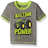 John Deere Baby Boys 'ビッグTime Power Tee カラー: グレイ