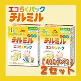 森永 チルミル エコらくパック つめかえ用 800g(400g×2袋) ×2セット
