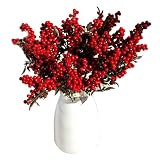 inkach 5人工花フルーツリッチブーケホーム装飾植物Berries