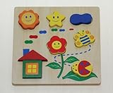 木のおもちゃ パズル庭の仲間たち