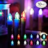 BlueFire LED キャンドル ライト ろうそく 祝日/ホーム飾り/庭/結婚式/誕生日/パーティー/クリスマス Christmas 装飾ライト 電池式 蝋燭ろうそく イルミネーション リモコン操