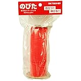 大平産業 のびた 蛍光色カラーゴム糸 赤 Φ3mm×30m NBIR 201-1301