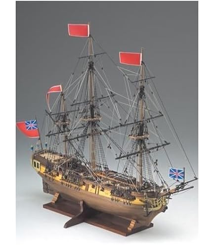 Amazon | 輸入木製帆船模型キット マモリ社 MV39 HMS バウンティ 和訳