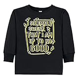 Inktastic – I Solemnly Swear That I Am Up To No幼児用長袖Tシャツ カラー: ブラック