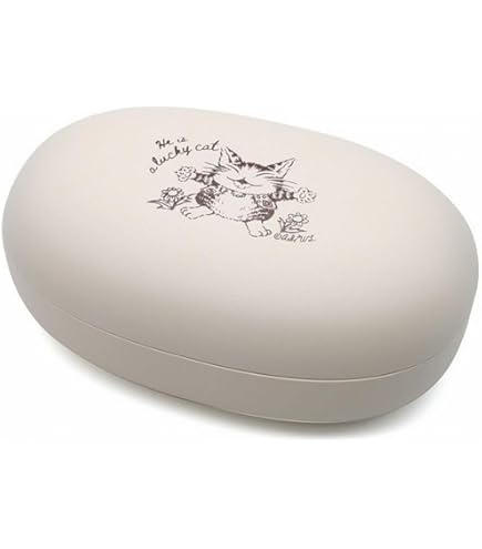 Amazon | [わちふぃーるど] 猫のダヤン ダヤン 弁当箱 オーバルランチ