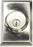 Weslock 03772-N-NSL23 Woodward Single Cylinder Deadbolt Satin Nickel [並行輸入品]