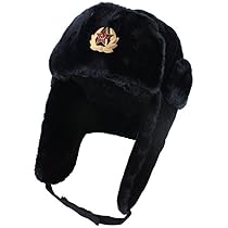 Amazon.co.jp: 耳当てつき ロシア軍 ソ連軍 ウシャンカ 帽子