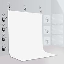 Amazon | EMART 撮影用背景シート背景紙 白い布 背景布260x300cm 遮光