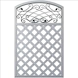 igarden　アイガーデン　ラティス　Ｈ130×Ｗ80cm　アイアン風格子タイプ　ナチュラルホワイト　米松製