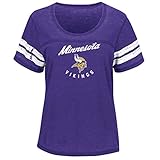 Minnesota Vikingsレディース杢パープルSuperstar effort Tシャツ S パープル