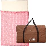 エムール 洗える お昼寝布団5点セット マトリョーシカガーゼ 日本製 (ラズベリーピンク) [Baby Product]