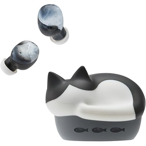 ラディウス radius HP-C28BT 完全ワイヤレスイヤホン : NEKO true wireless earphones Bluetooth対応 フルワイヤレス 左右分離型 AAC 軽量 猫 小型 小さい耳 コンパクト おしゃれ かわいい イ