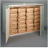 川辺製作所　除湿換気ファン付き　総桐米保管庫　F-12　『日本製　自作可能　防湿　防カビ　屋外用（防水仕様ではありません）』