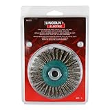 Lincoln Electric KH315 Stainless Steel Twisted Stringer Bead Brush, 20000 rpm, 4 Diameter x 3/16 Fac