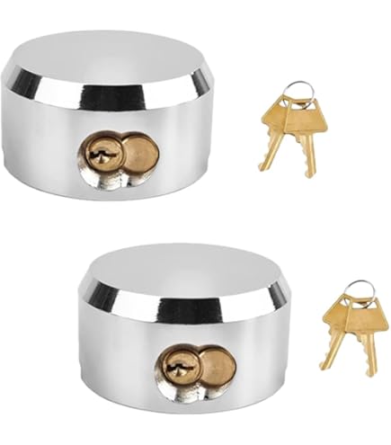 IRONWALLS Keyed Alike Puck Lock 4 Packs, 2-7/8Steel Rwanda - View #7