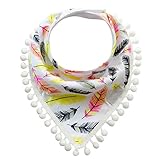 Cutelove ベビー　赤ちゃん　男女兼用　よだれかけ　二層 　三角 スナップ　防水　柔らかい　サイズ調整可能　出産準備　スタイ　綿製品（0-18M）