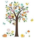 Charming Woodland Giant Peel & Stick Wall Art Sticker Decals [並行輸入品]