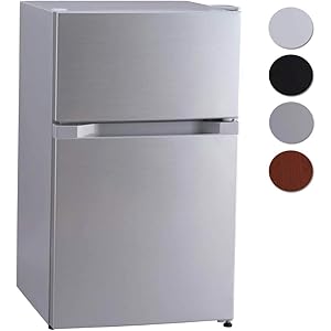 アイリスプラザ ノンフロン 冷蔵庫 87L シルバー PRC-B092D-S