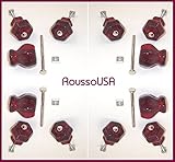 Contractors 12 Pack-TRUE ANTIQUE DEPRESSION CRYSTAL GLASS Cabinet Knob Pulls, Vintage Styling from e