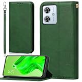 BonwFzin 適用 moto g64 / g64y 5G ケース 手帳型 ストラップ モトローラ モト g64y 5G スマホケース motog645G 手帳型カバー 携帯カバー PU レザー ストラップホール付き マグネット フリップ カード入れ カード収納 スタンド 落ち着いた色 レトロ ネイビー