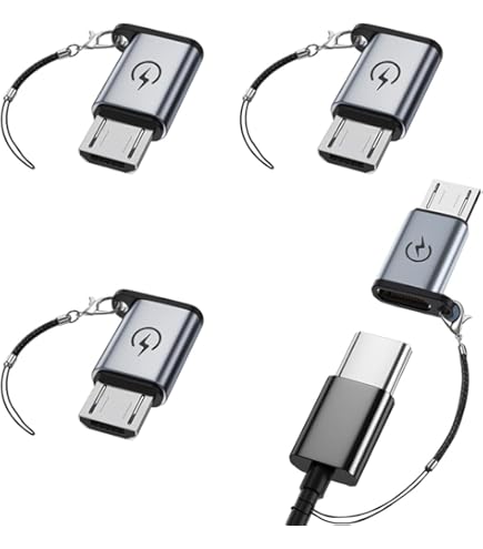 Amazon.co.jp: Type C変換アダプタUSB Cメス に Micro usbオス充電器